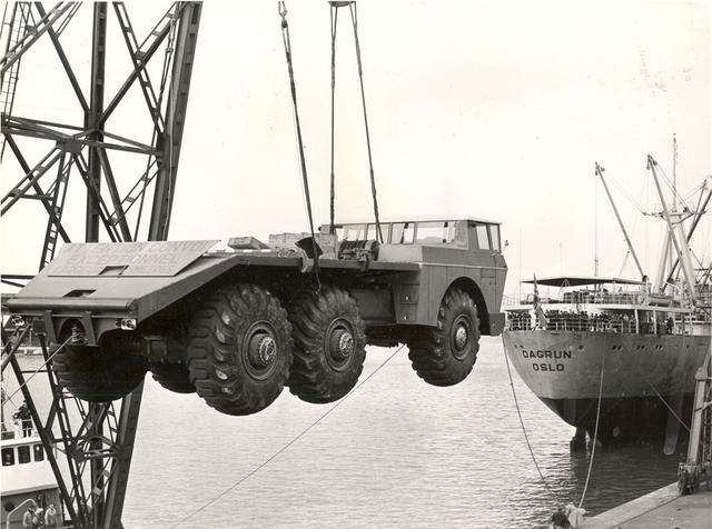 El Tulsa embarcó en el puerto Le Havre en dirección hacia New Orleans en 1959.